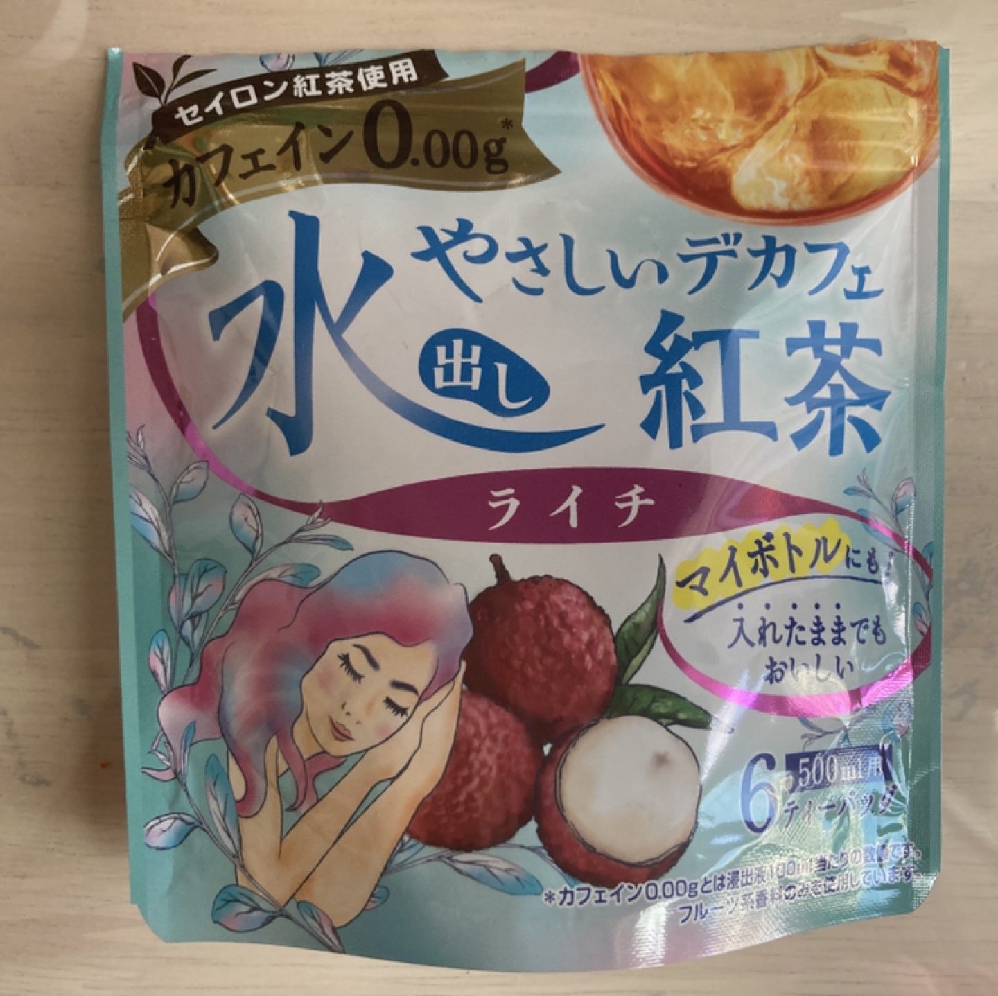 ノンカフェイン　ライチティー
