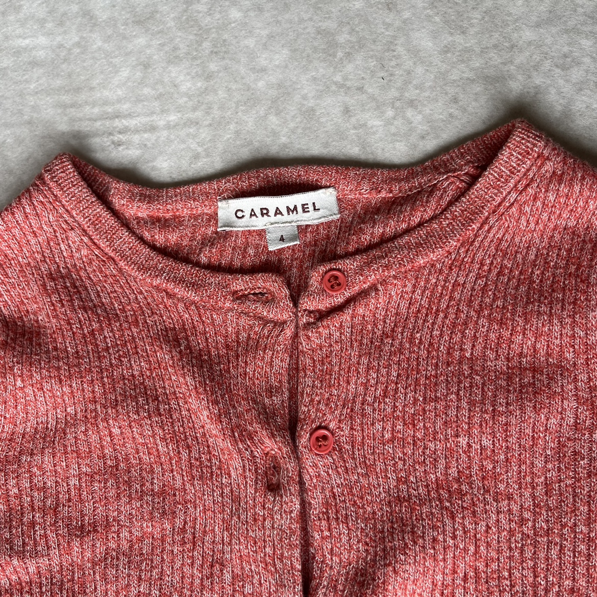 キッズカーディガン　caramel 4yの写真2枚目