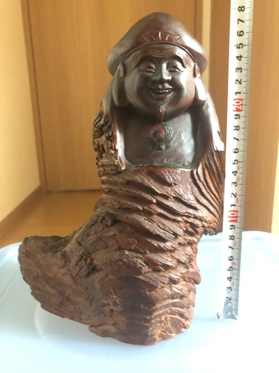 飛騨一位一刀彫 福禄寿 木彫り 骨董 工芸 古美術 七福神 縁起物