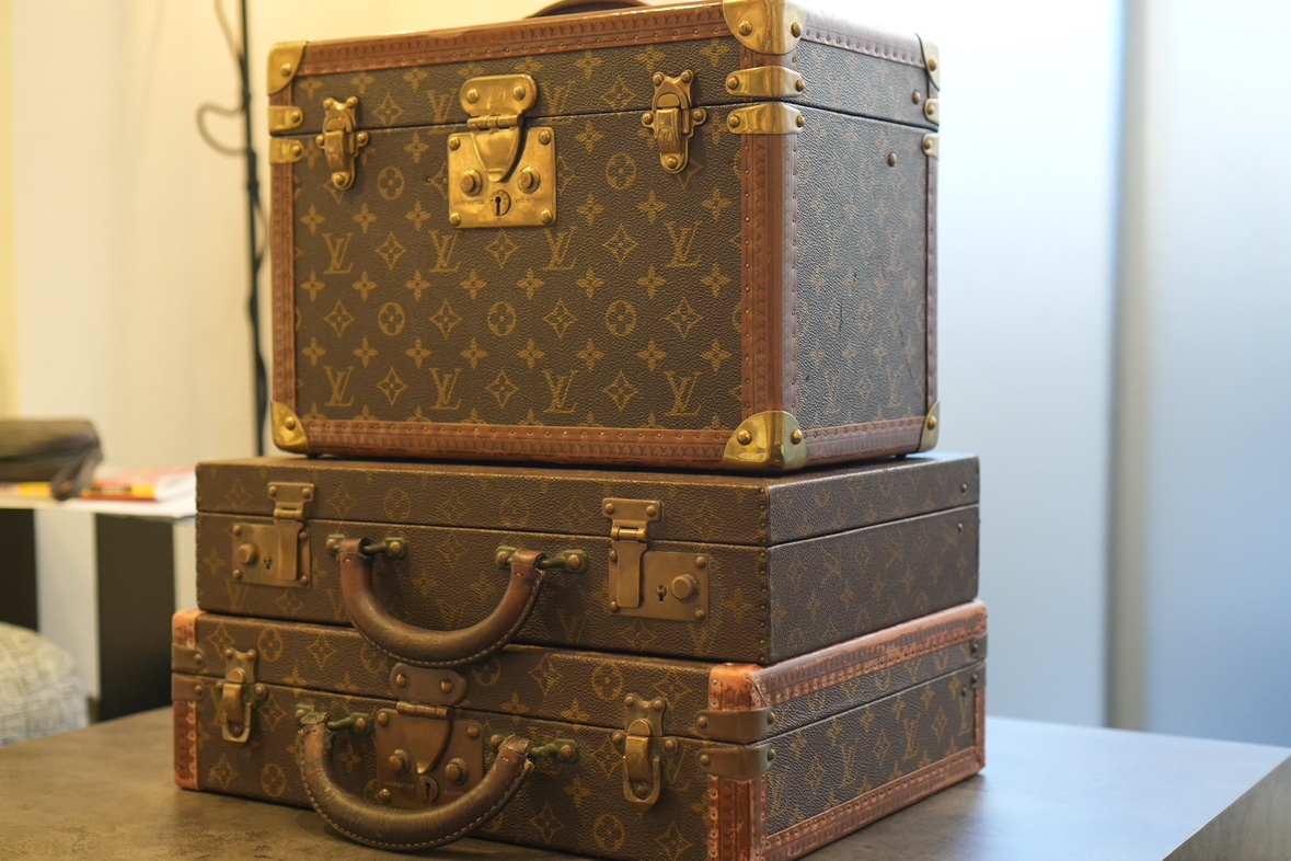 LOUIS VUITTON トランクタワーモノグラムヴィンテージ