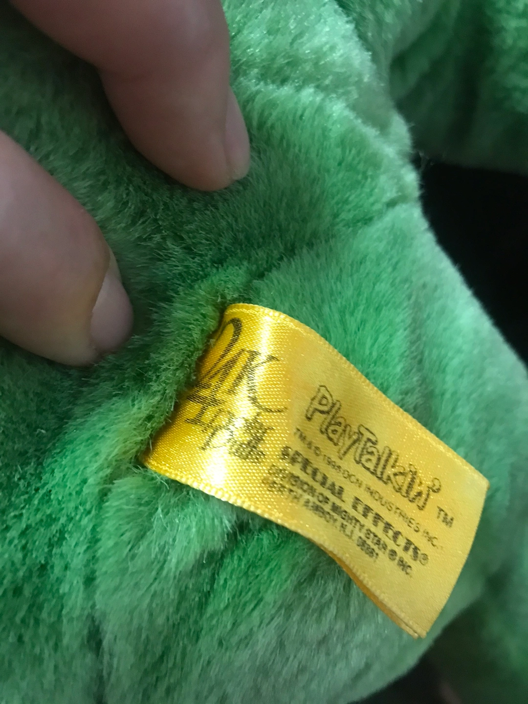 24Kpolarpuffポーラーパフ プレイトーキン パペットカエル ぬいぐるみの写真7枚目