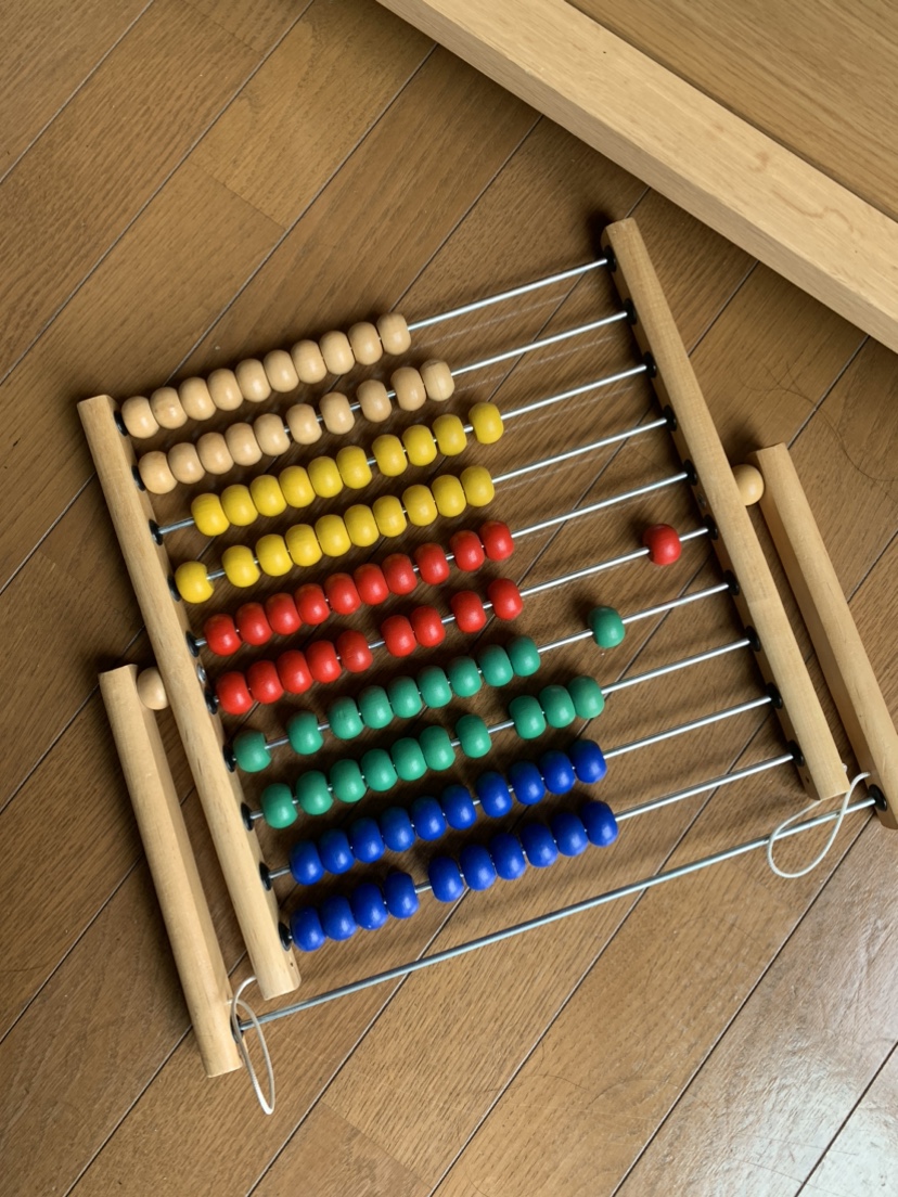 木製 そろばん 知育おもちゃの写真3枚目