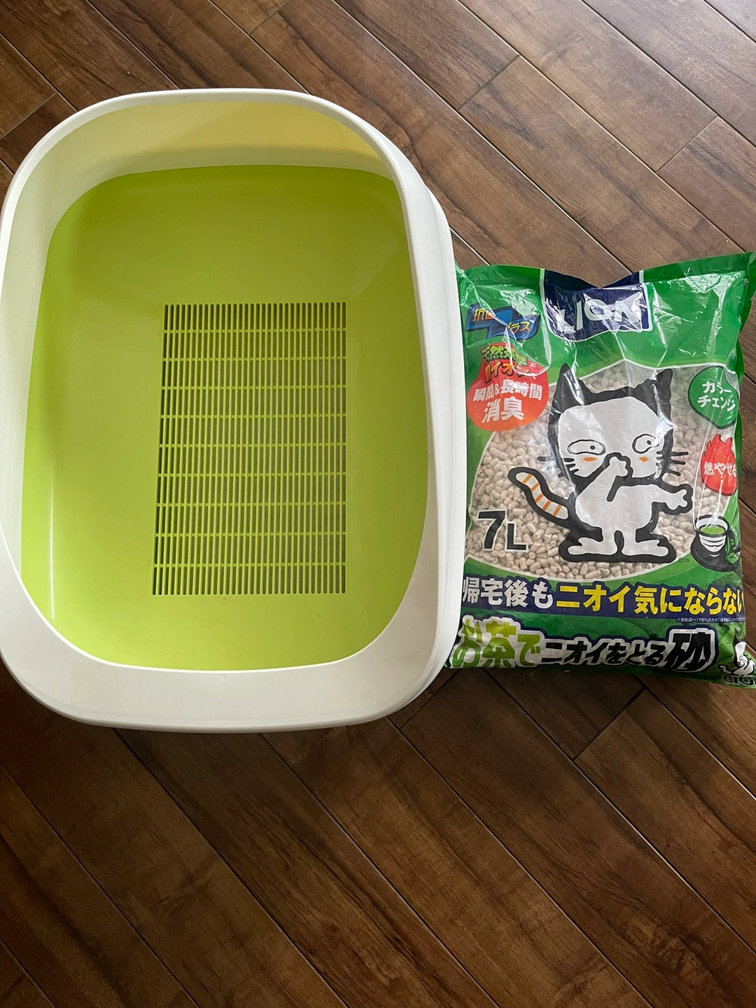 猫用デオトイレ+猫砂の写真2枚目