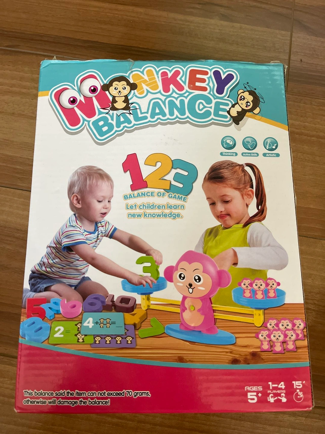 Monkey Balance バランスゲーム 子供 天秤 指先訓練 数字の基礎を覚える 子供 キッズ 足し算 引き算 幼児