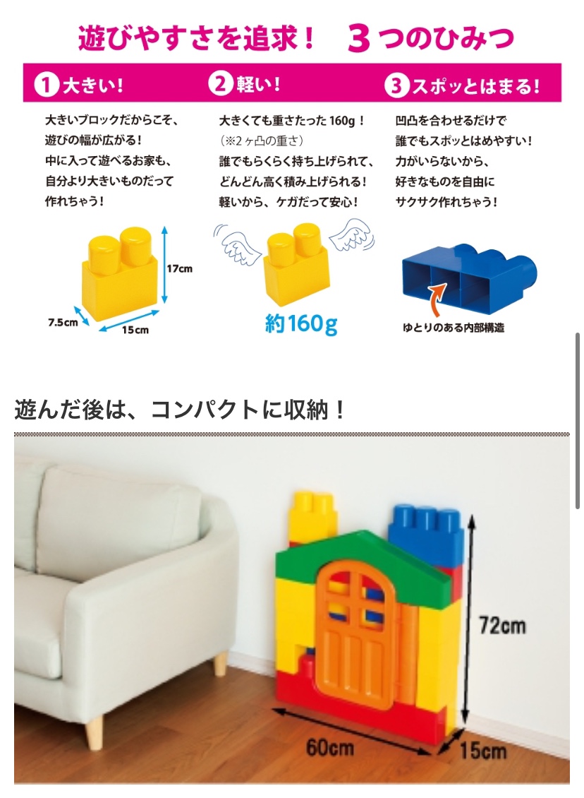ピープル 全身でブロック 入って遊べるセットの写真8枚目