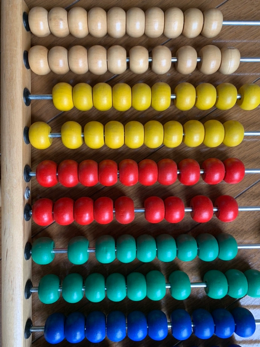 木製 そろばん 知育おもちゃの写真4枚目