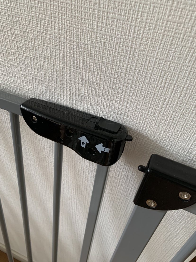 ベビーゲート チャコールグレーの写真2枚目