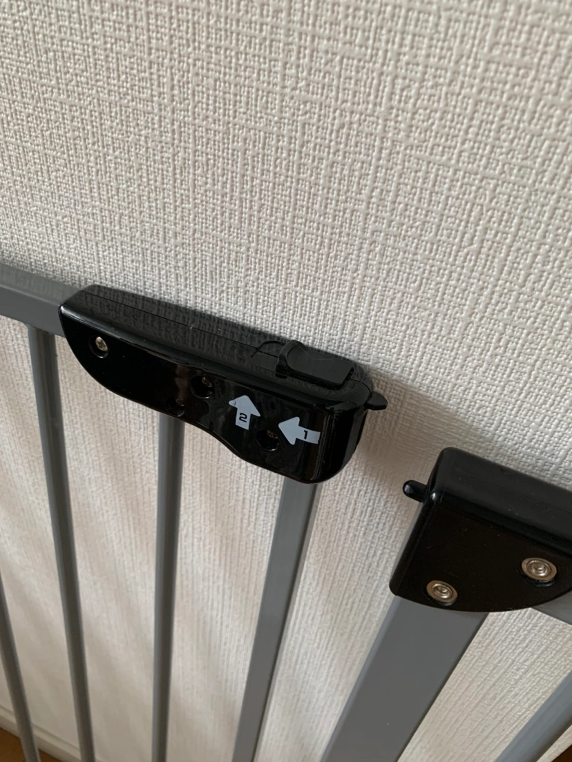 ベビーゲート チャコールグレーの写真2枚目