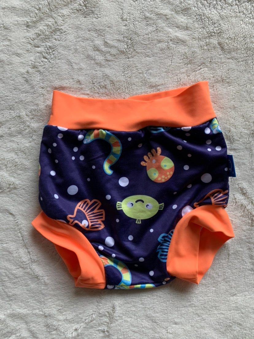 【80cm】夏服セット (デニムカバーオール、男の子水着、甚平、お食事エプロン付き)の写真7枚目