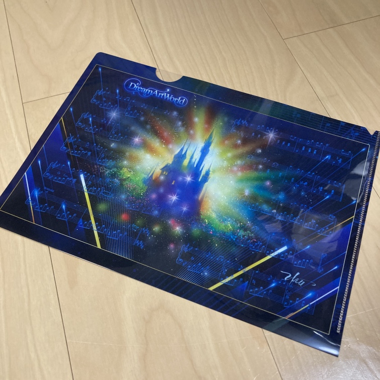 【非売品】ディズニー ドリームアートワールド クリアファイル ポストカードの写真2枚目