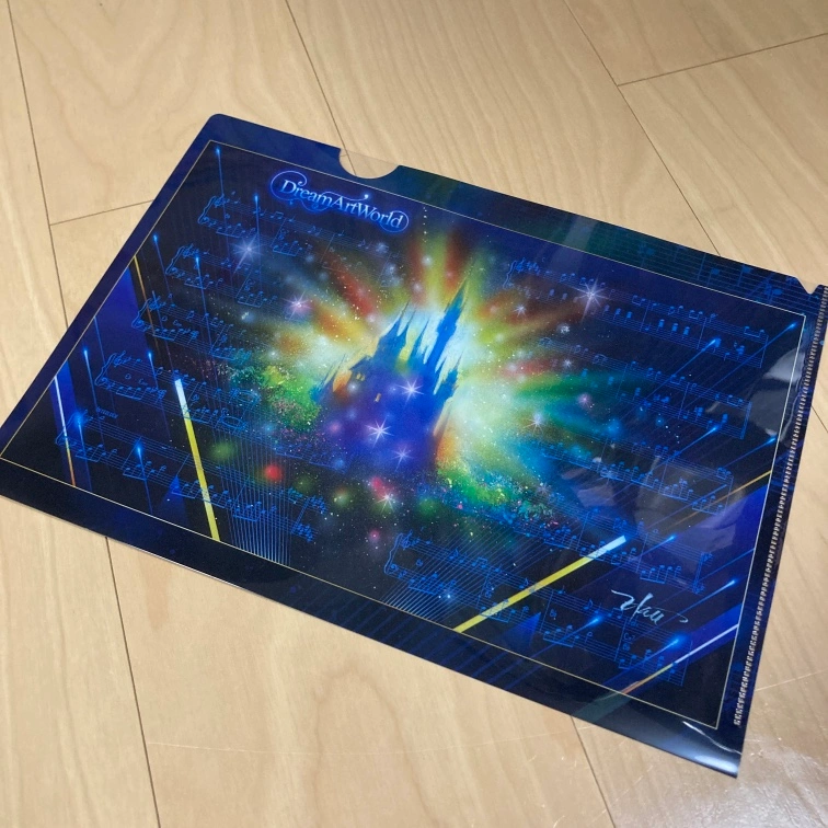【非売品】ディズニー ドリームアートワールド クリアファイル ポストカードの写真2枚目