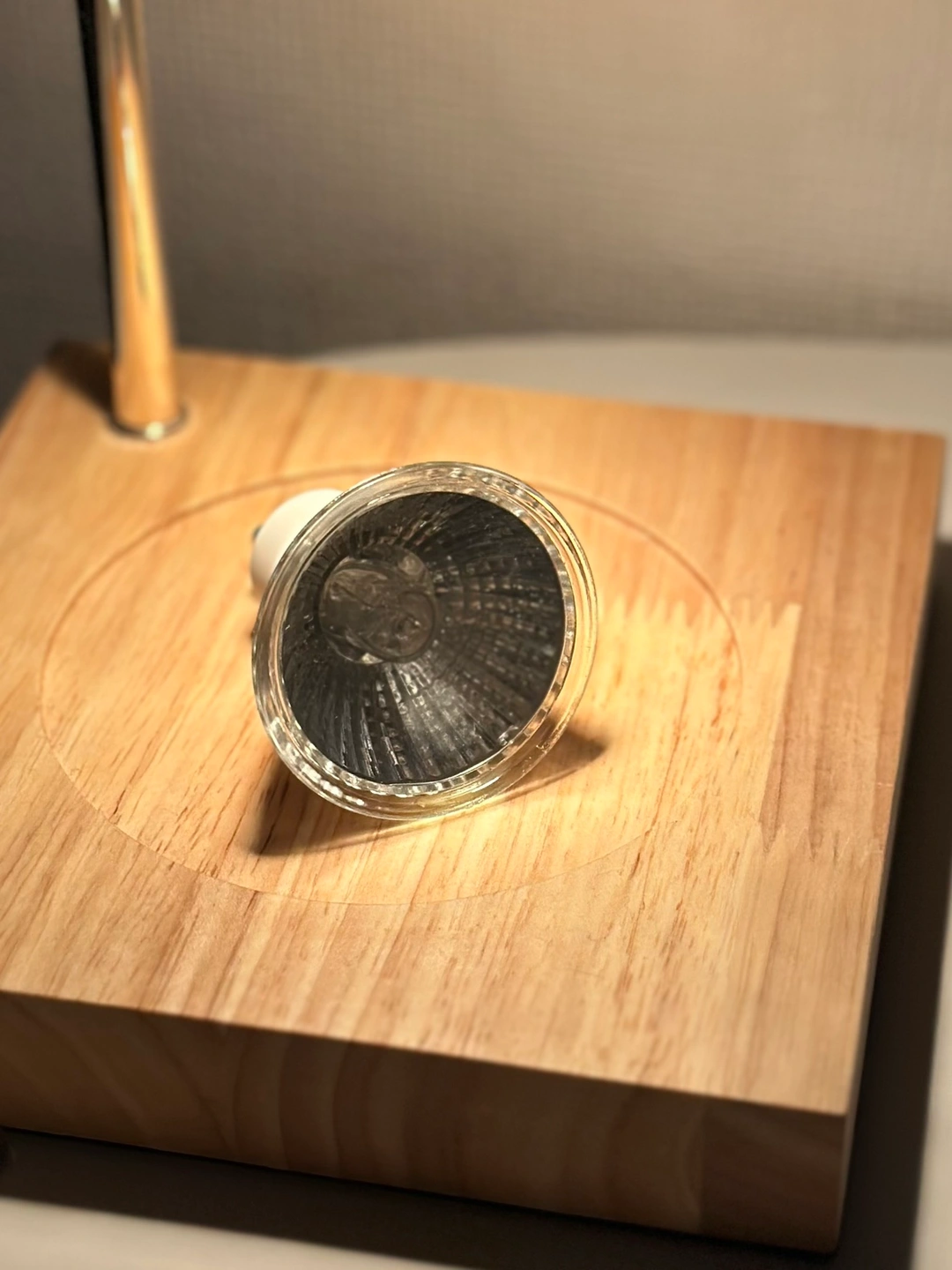 【タイマー機能付きで安心】アロマキャンドルランプ 未使用電球1つ付きの写真4枚目
