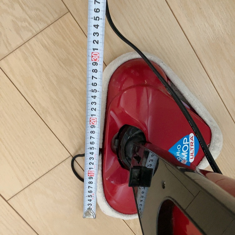 【スチーム　クリーナー換えモップ付き】　ジャンク品の写真2枚目