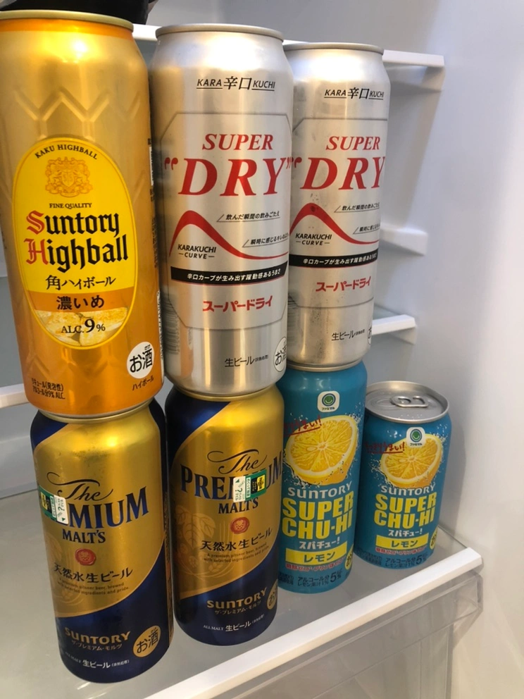 冷えてるビールとエナジードリンクセット