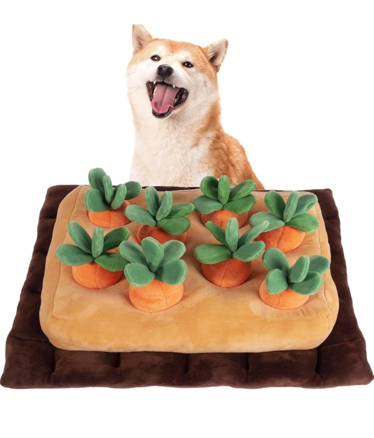 にんじん畑 犬のおもちゃ