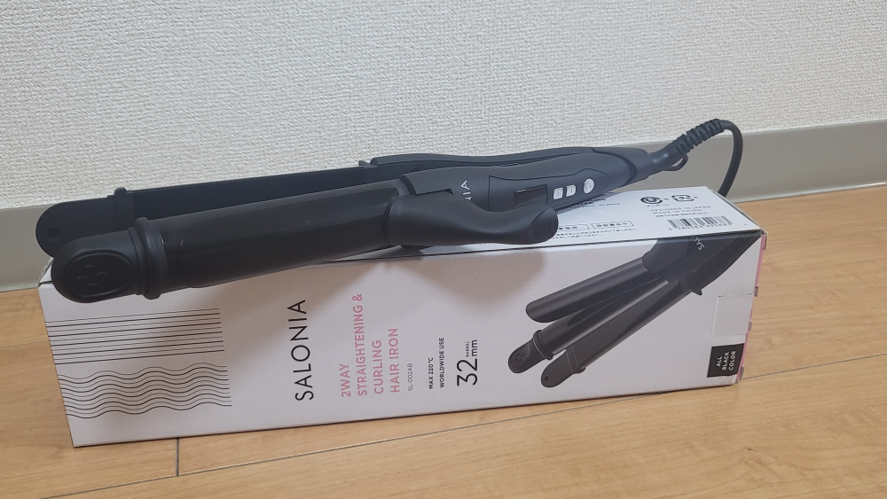 [動作問題なし] Salonia 2way ヘアアイロン