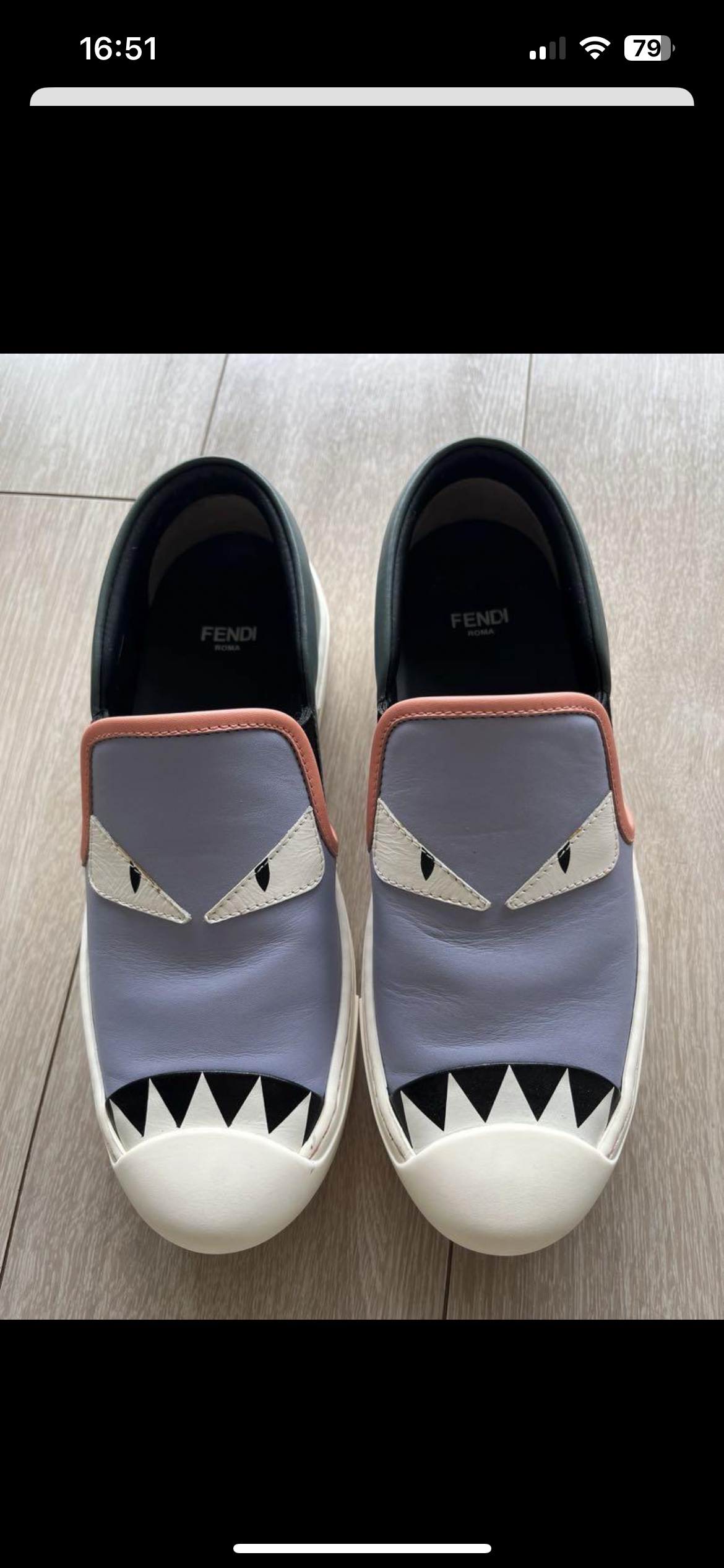 FENDI　フェンディ　35　モンスタースニーカー