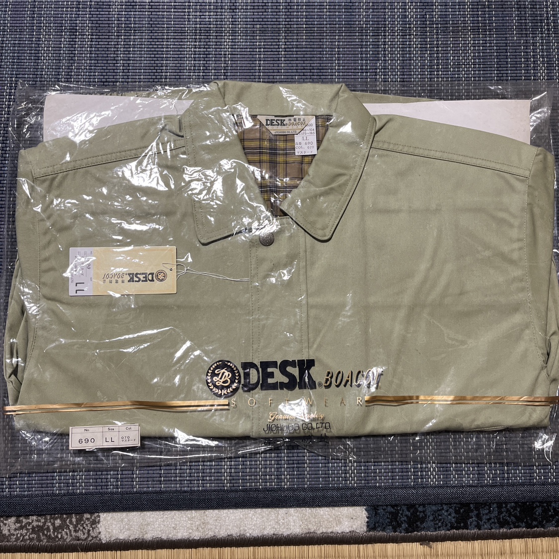【新品未使用】DESK 帯電防止　ジャンパー　LL